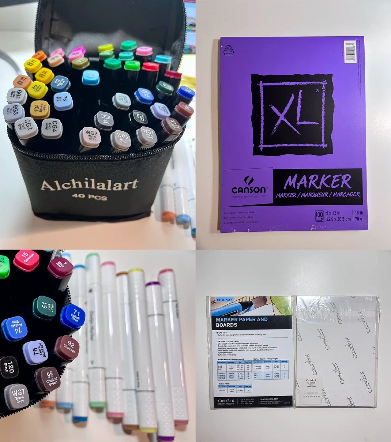 Marker Pen + Marker Paper Pad