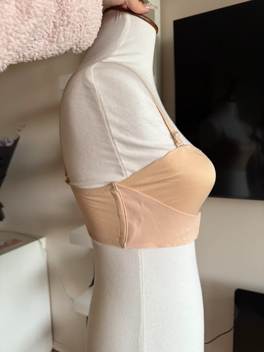 Beige Strapless Bra - Size M image indicator(2)