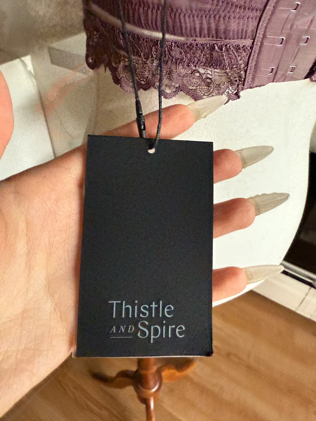 Thistle and Spire Aubergine Bra - Size 36C - photo 4