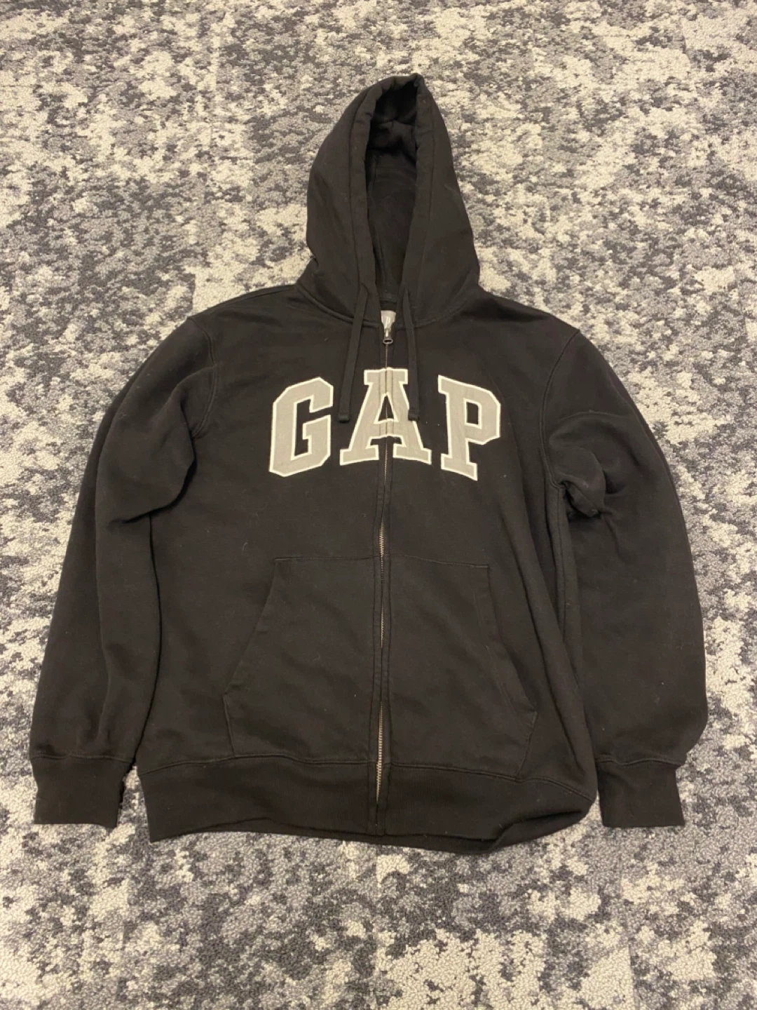 GAP Black Full Zip Hoodie