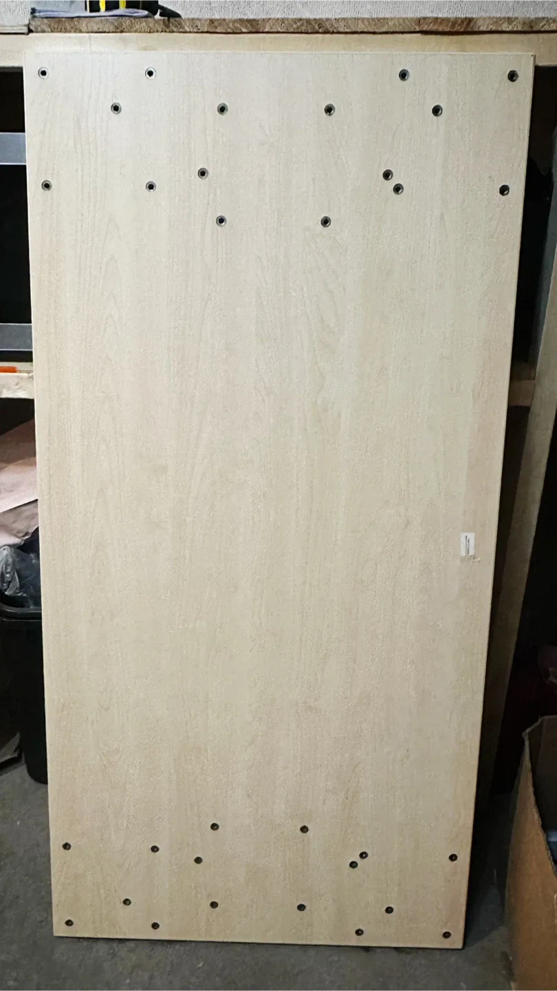 Light Wood Desk with Black Legs image indicator(3)