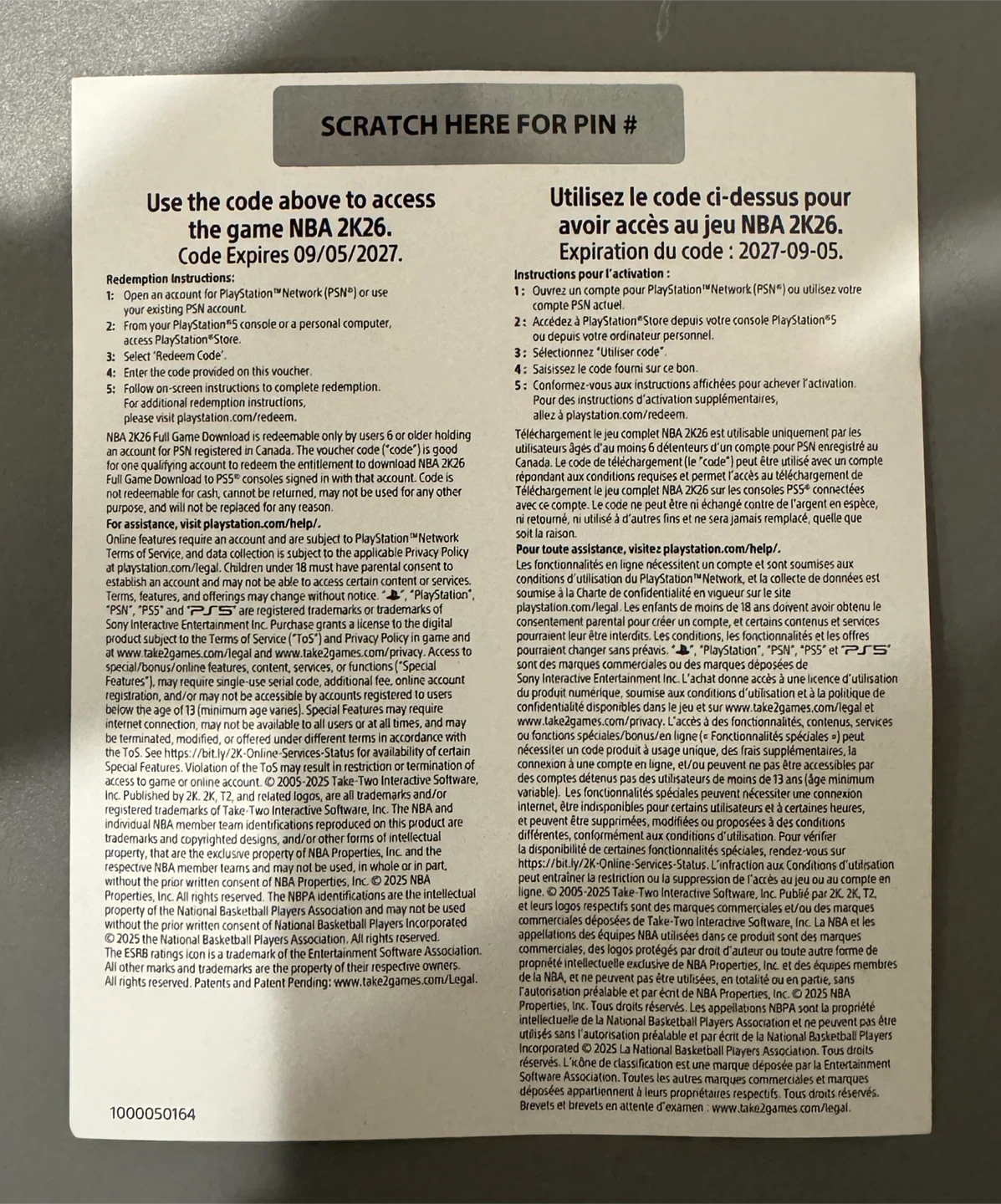NBA 2K26 PS5 Digital Voucher Code - photo 2