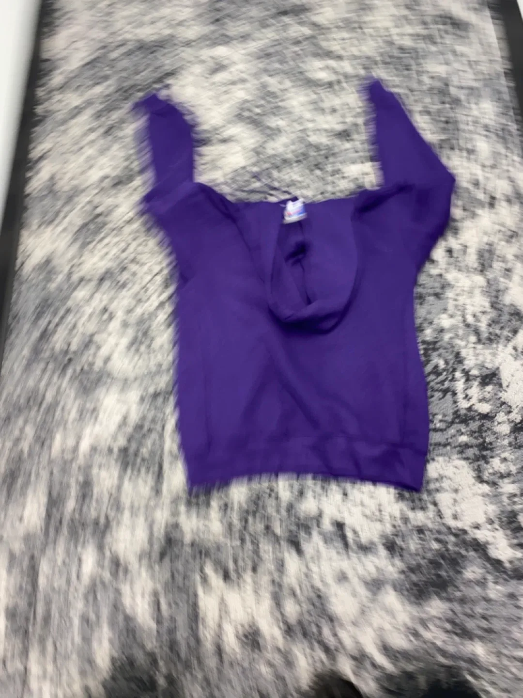 LSU Tigers Purple Hoodie by Russell Athletic image indicator(10)