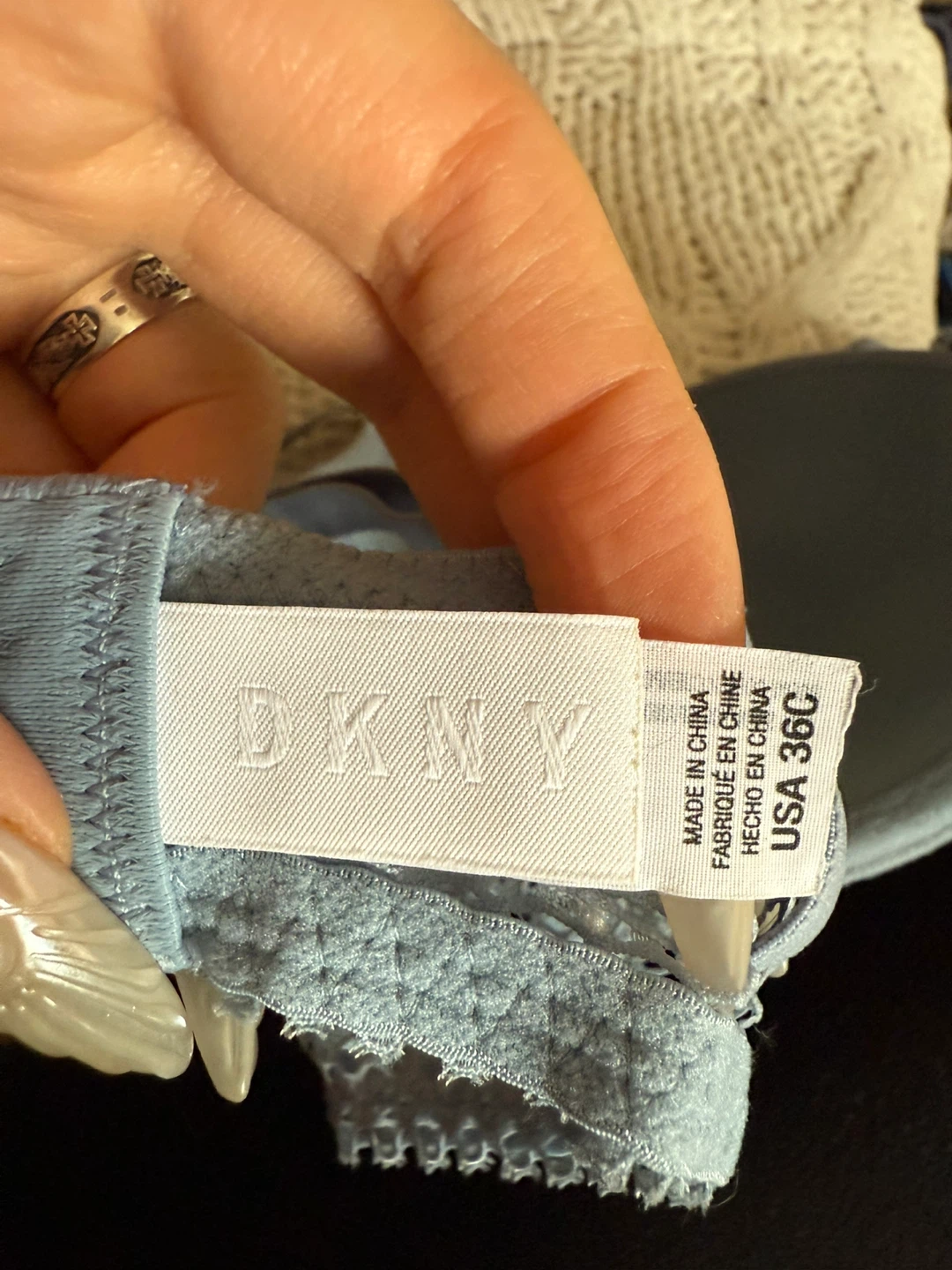DKNY Bra - Size 36C - Light Blue - photo 4