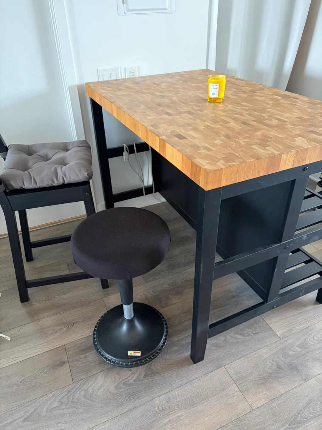 Two Chairs: Wobble Stool + IKEA Bar Chair – Pickup Nov 21