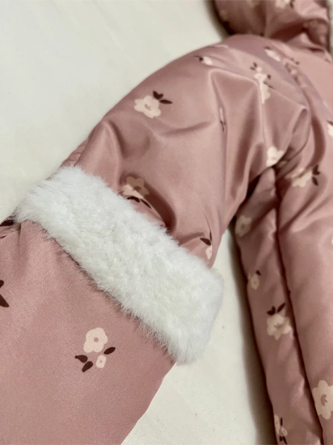 Floral Baby Snowsuit - 9-12 Months image indicator(4)