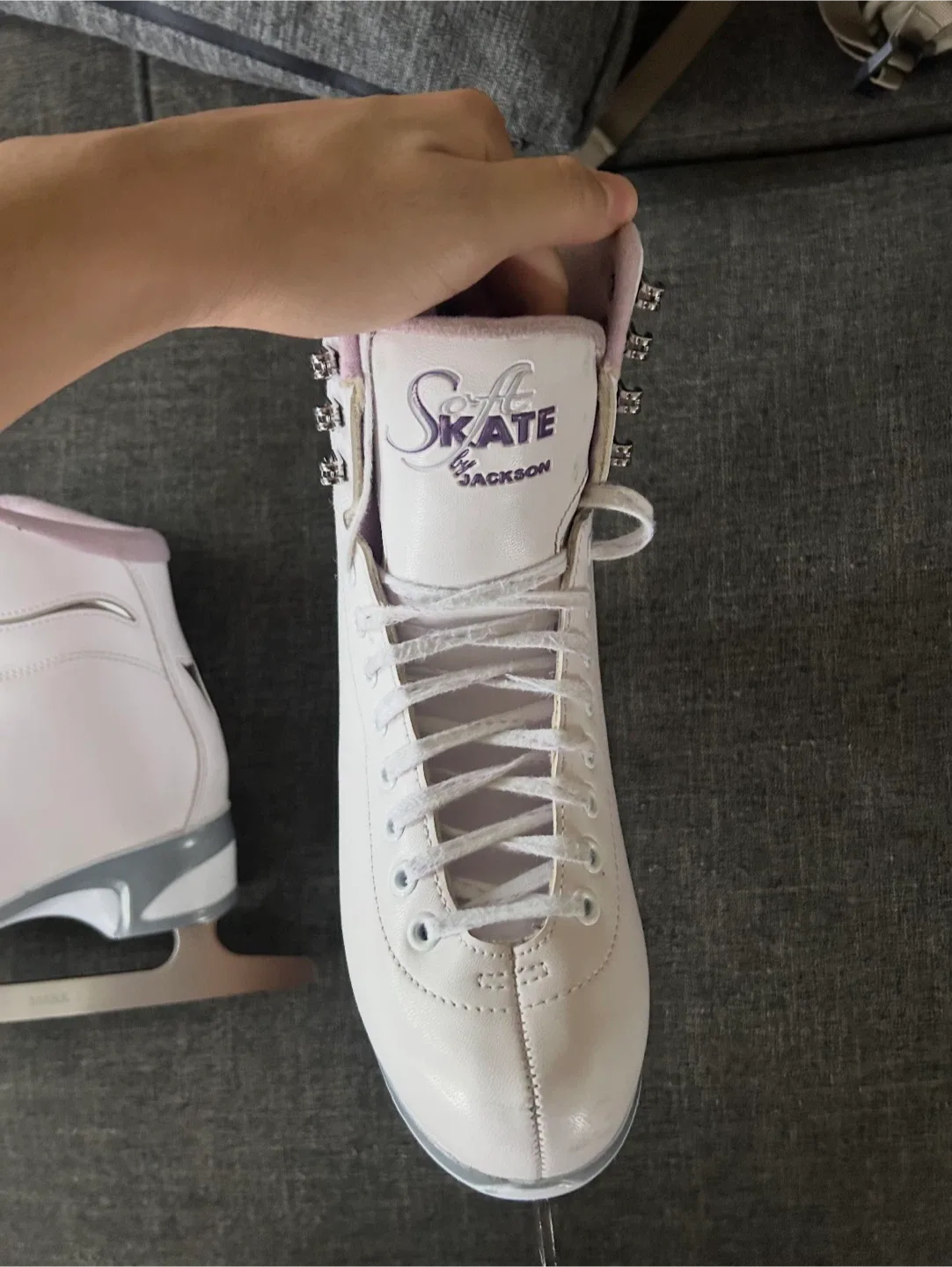 Jackson SoftSkate White Ice Skates image indicator(4)