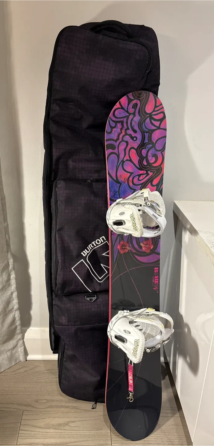 Burton snowboard & Forum bindings