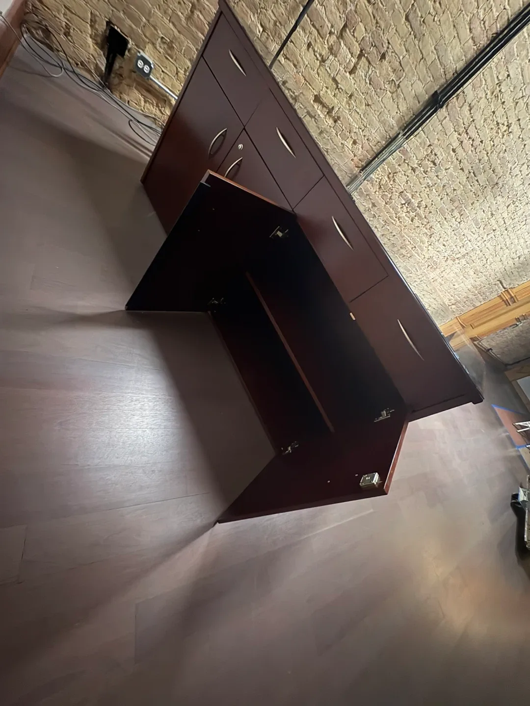 Brown Wooden Cabinet image indicator(2)