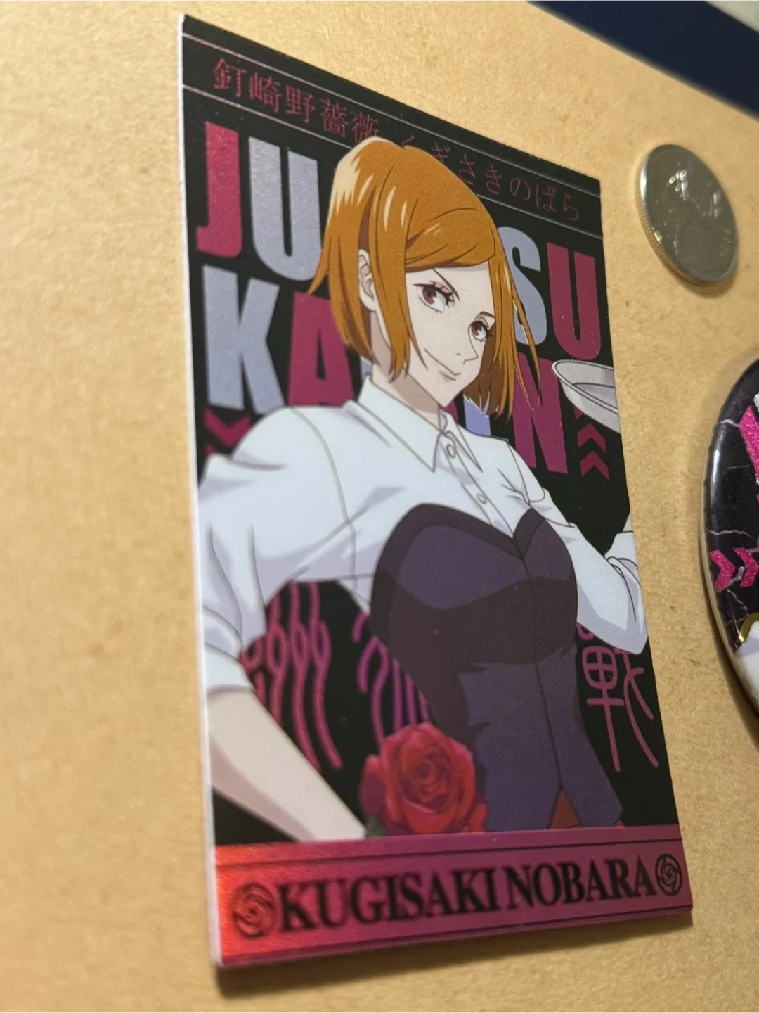 Jujutsu Kaisen Nobara Kugisaki Card & Button image indicator(2)