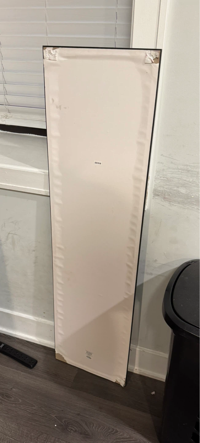 Full Length Black Framed Mirror - photo 2
