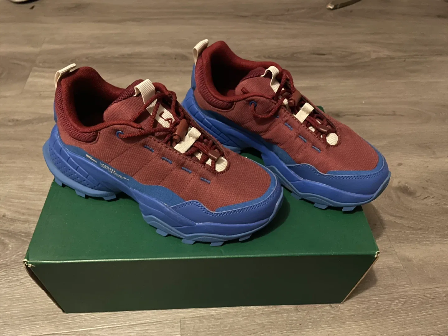 Lacoste L-Guard 9RKR CT Burgundy/Blue, US 6.5