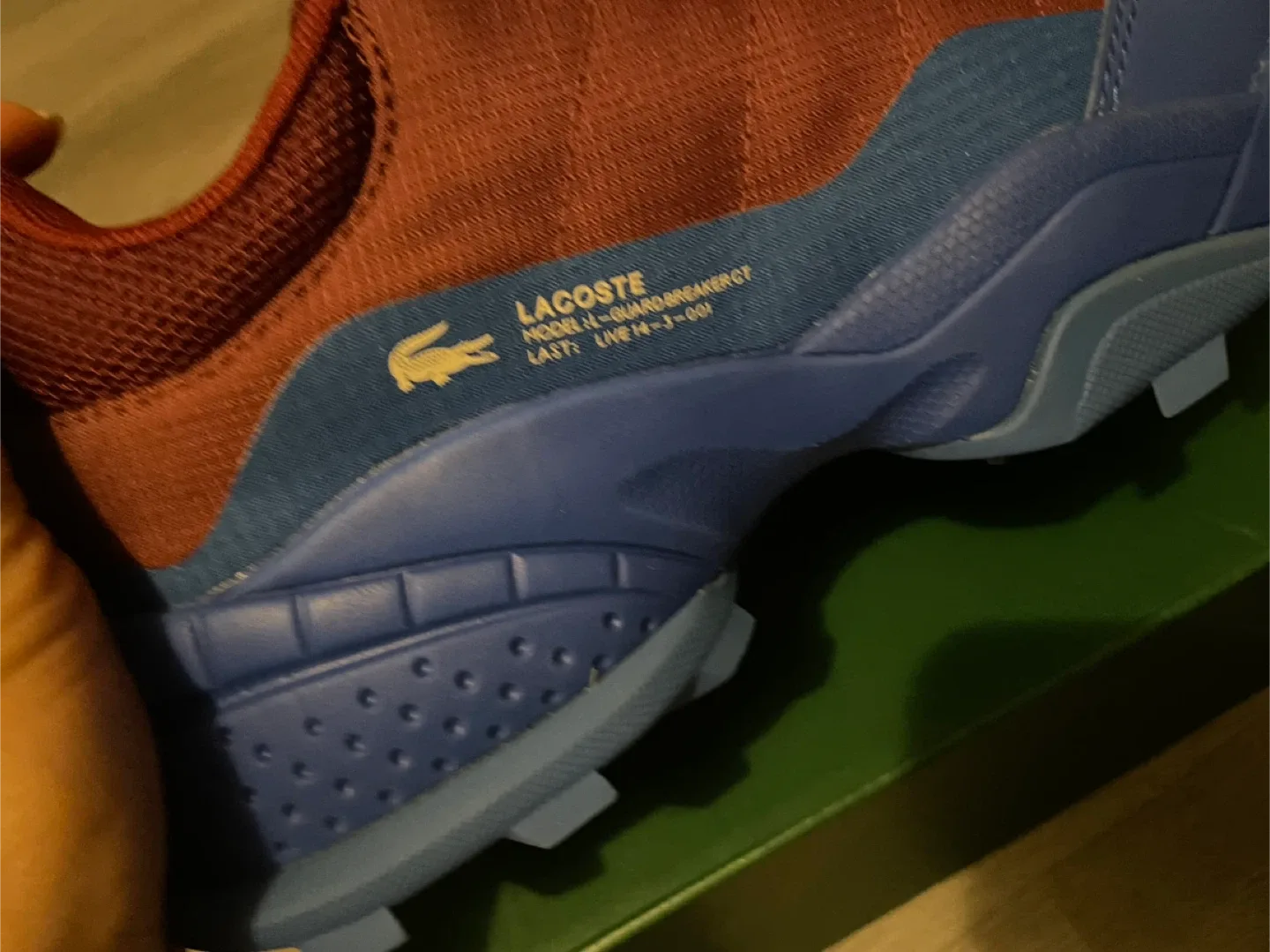 Lacoste L-Guard 9RKR CT Burgundy/Blue, US 6.5 image indicator(3)