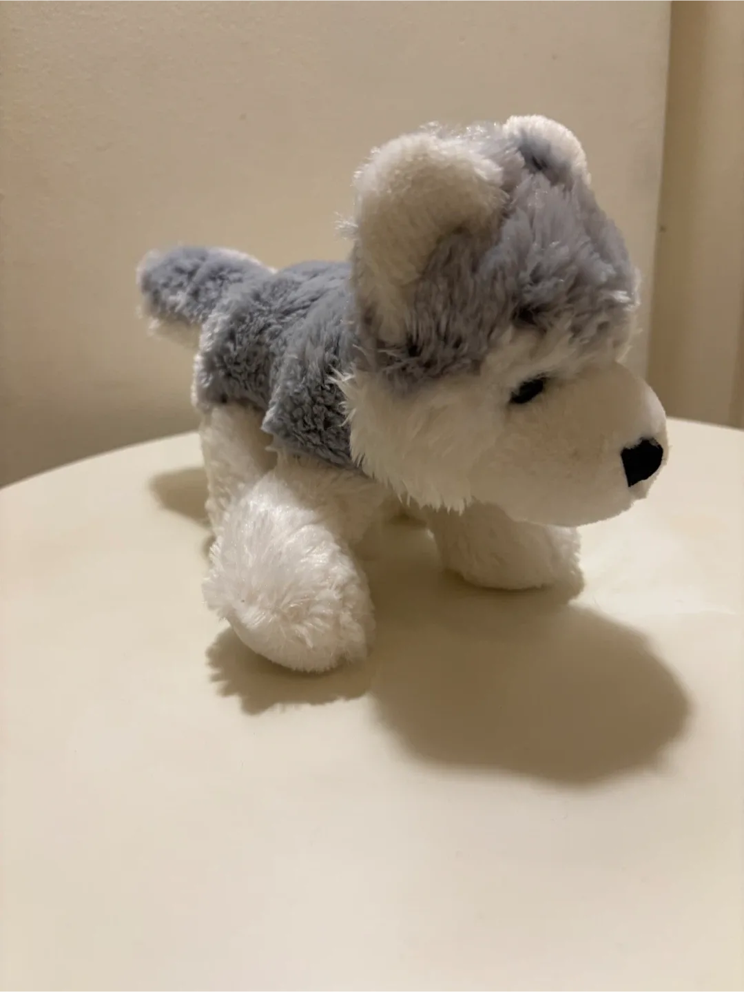 🐺 💙 GANZ Grey & White Plush Husky - 11” Long 🧸 image indicator(7)