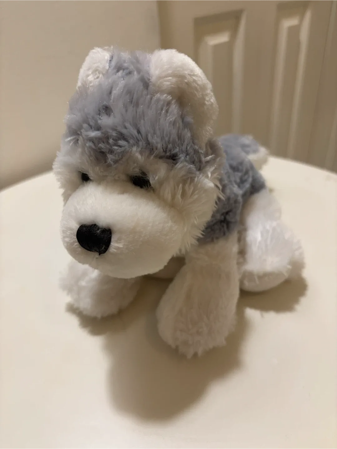 🐺 💙 GANZ Grey & White Plush Husky - 11” Long 🧸 image indicator(5)