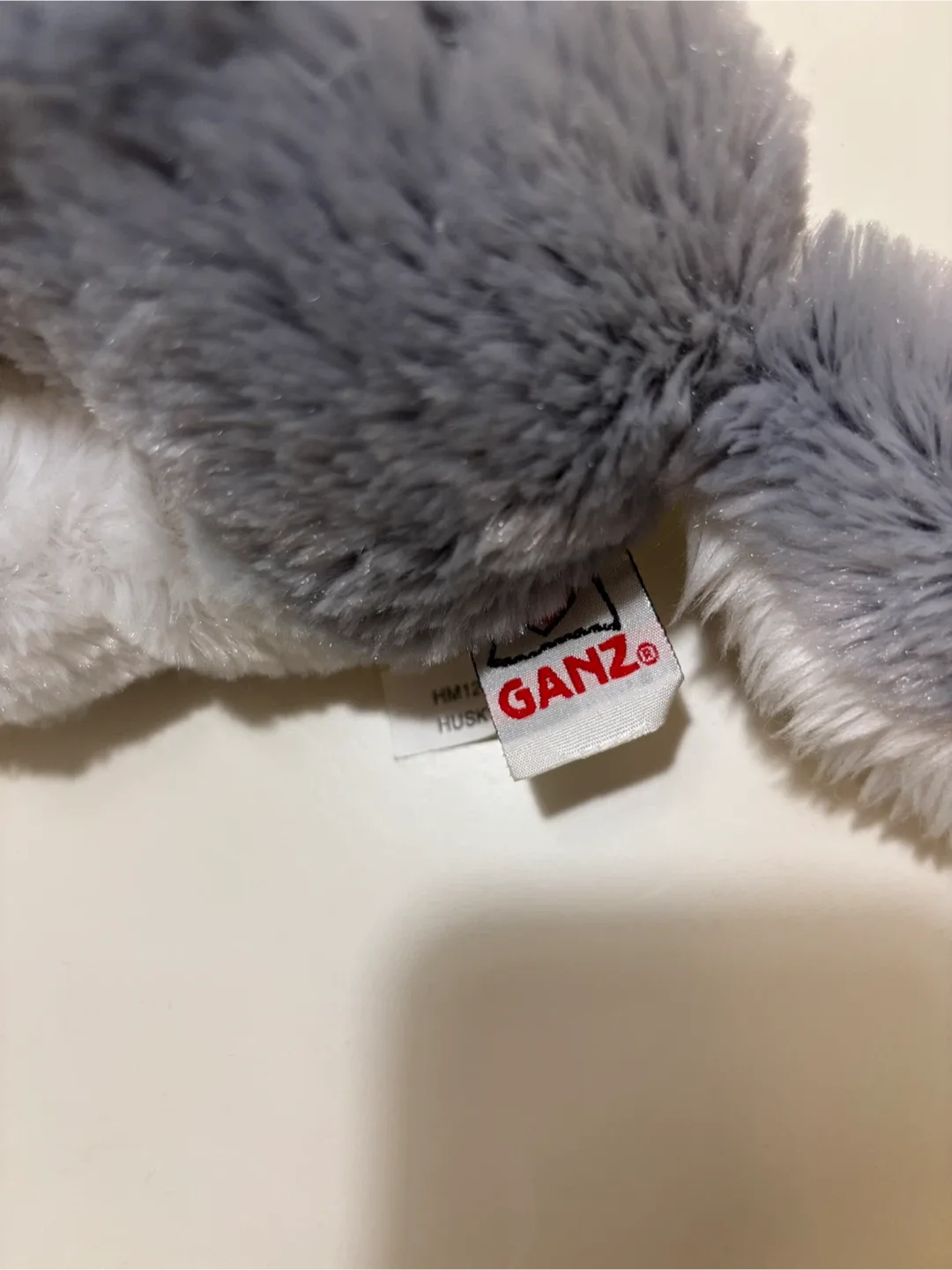 🐺 💙 GANZ Grey & White Plush Husky - 11” Long 🧸 image indicator(6)