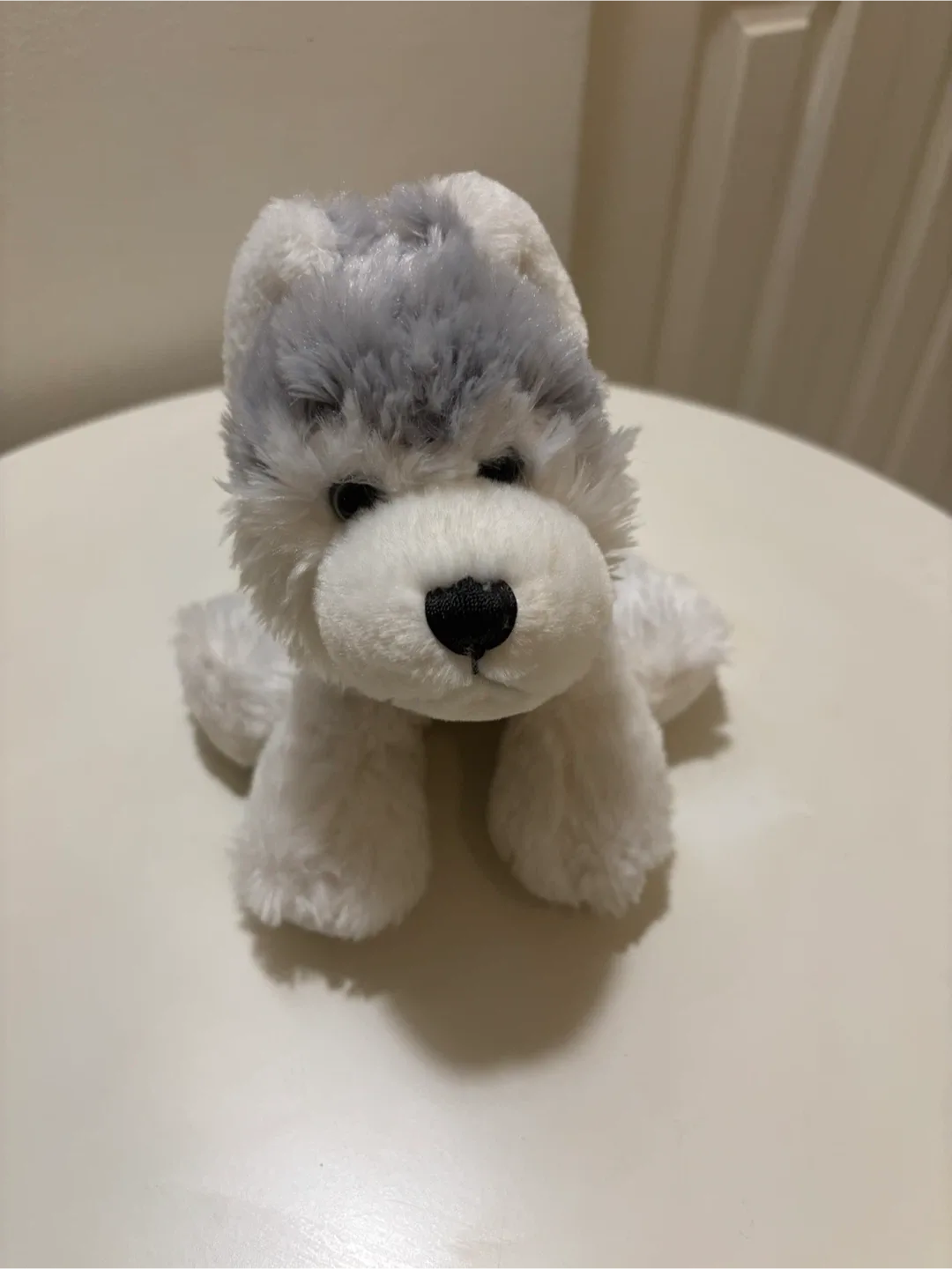 🐺 💙 GANZ Grey & White Plush Husky - 11” Long 🧸 image indicator(2)