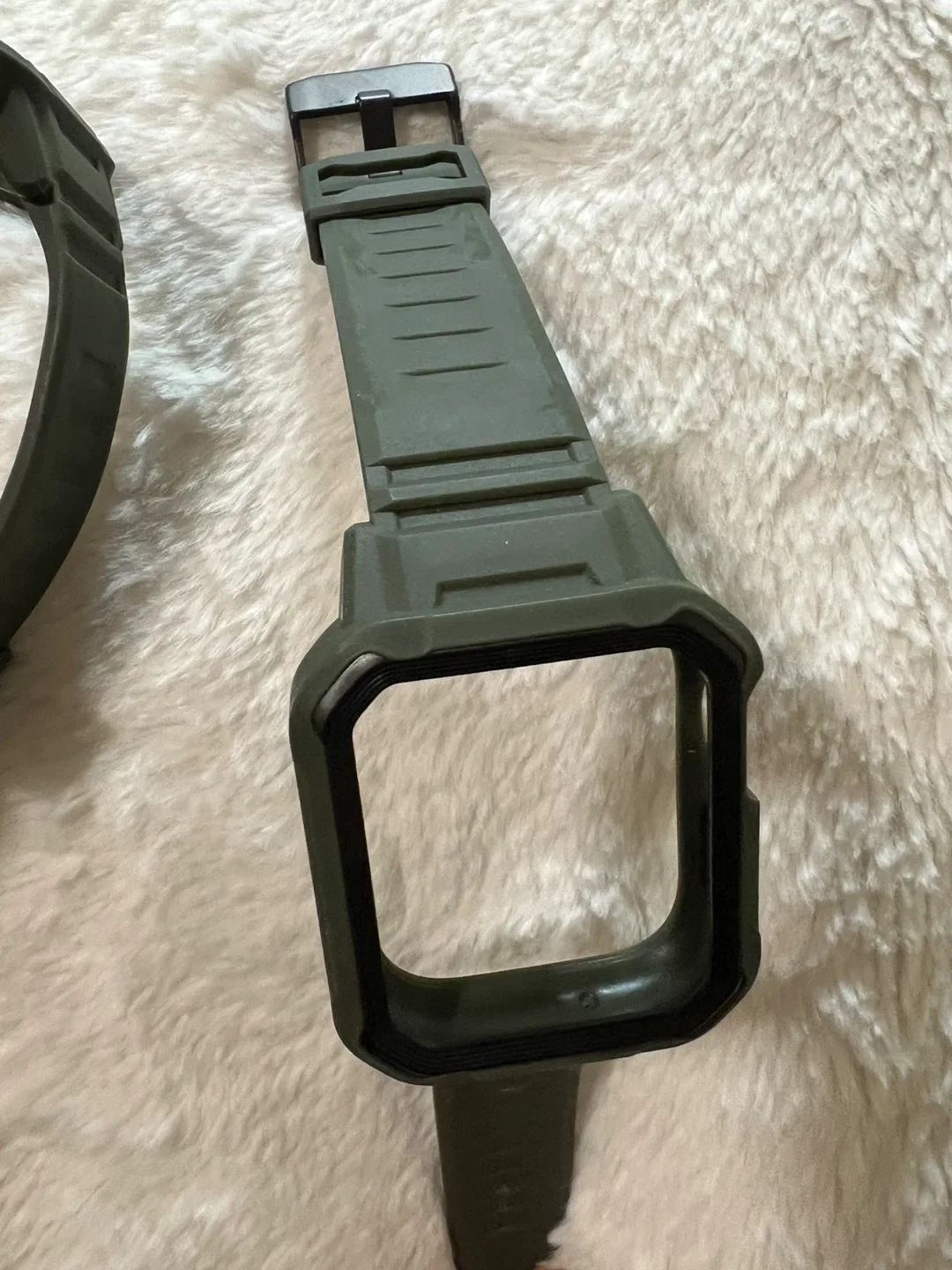 Silicone Green Apple Watch Band