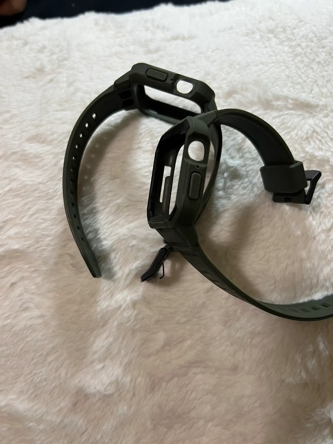 Silicone Green Apple Watch Band image indicator(2)