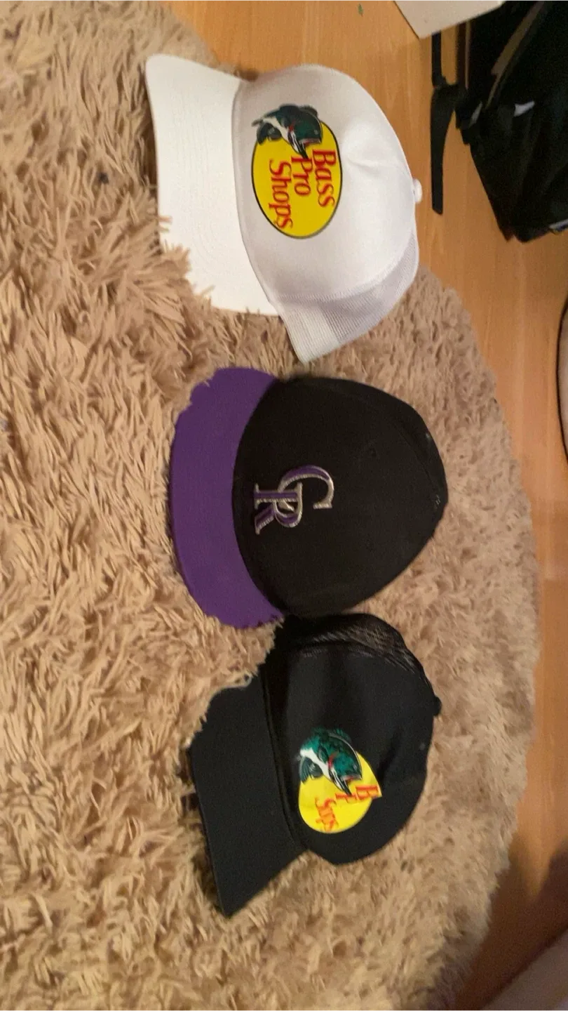 Bass Pro Shops & Rockies Baseball Hats