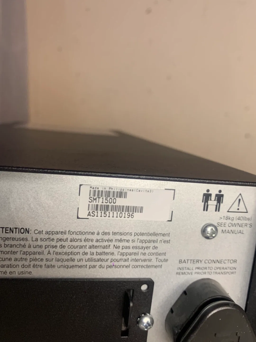 APC Smart-UPS 1500VA SMT1500 power supply - electronics image indicator(8)