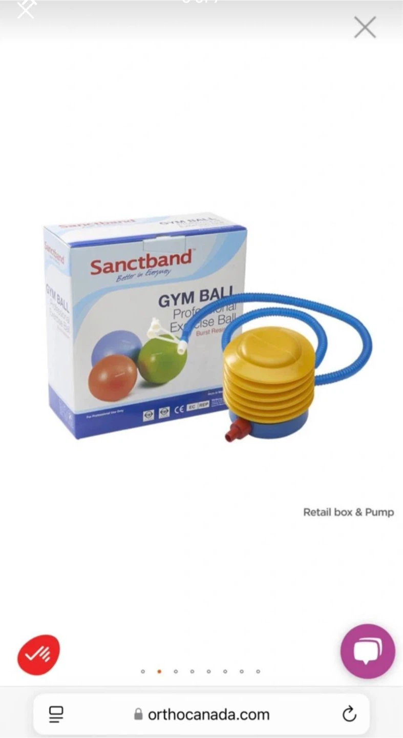 Gym/ Exercise Ball with Pump - Brand New - photo 3