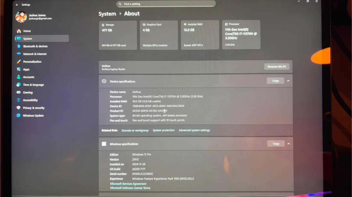 Surface laptop studio image indicator(8)