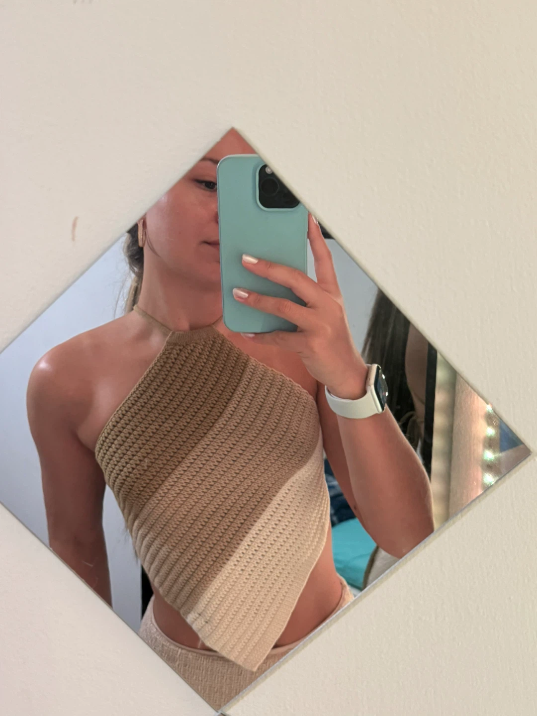Breezaya Crochet Halter Top, Size S - photo 4