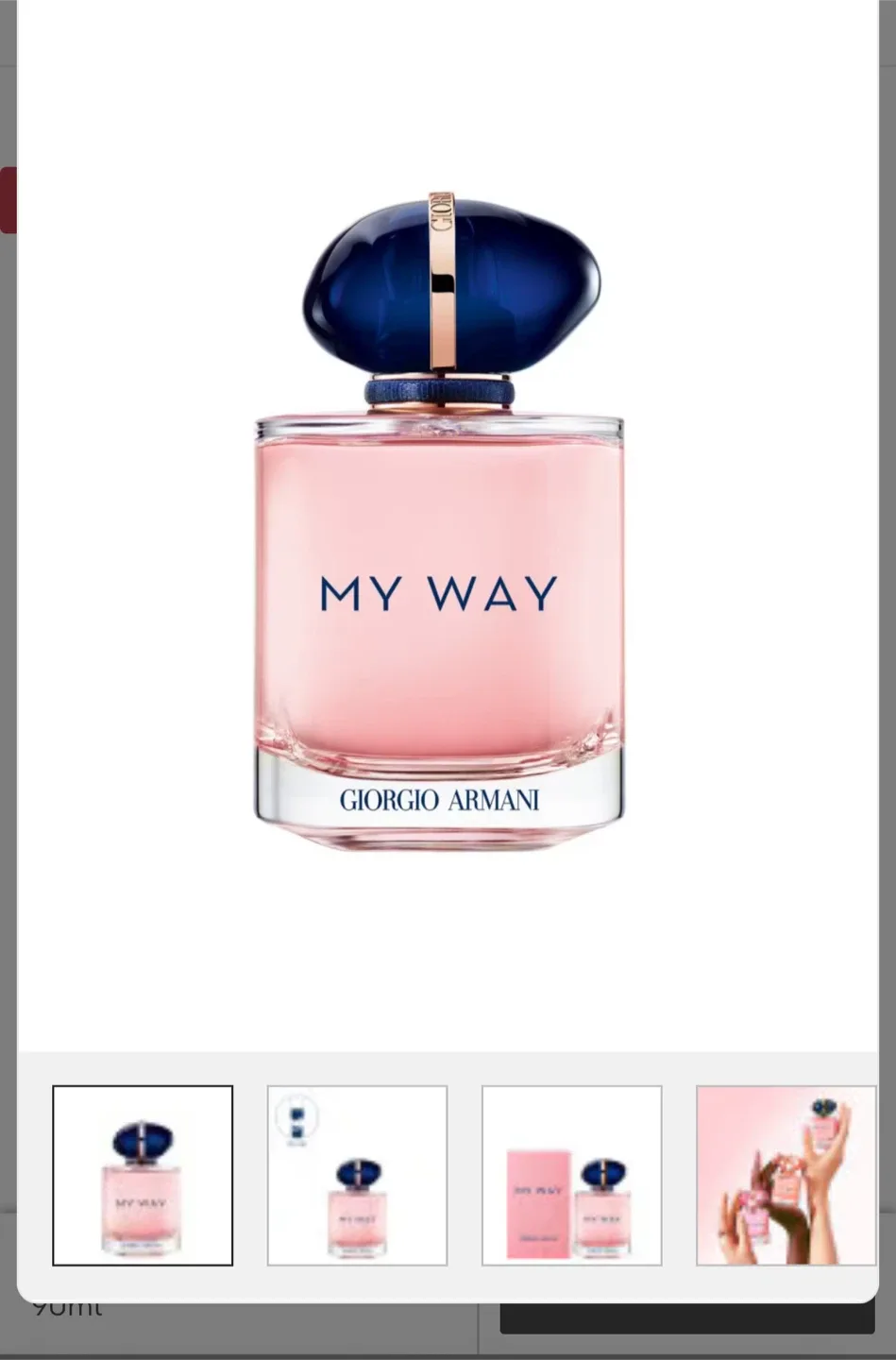 Giorgio Armani My Way Eau de Parfum 90ml image indicator(2)