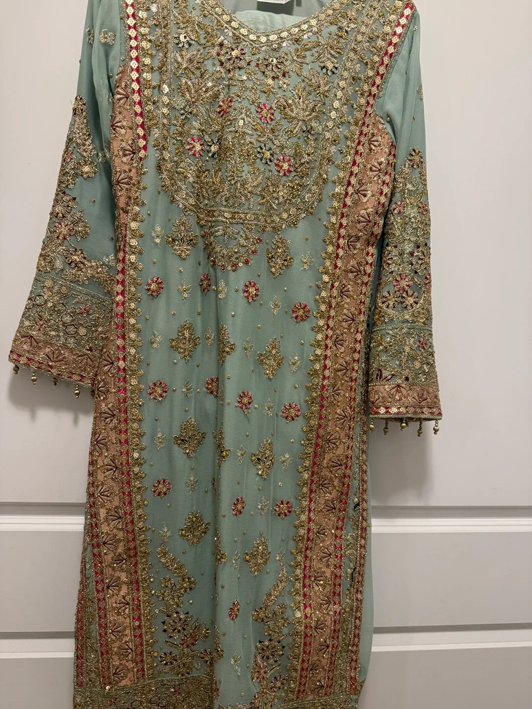 Embroidered Pakistani Salwar Kameez Suit image indicator(4)