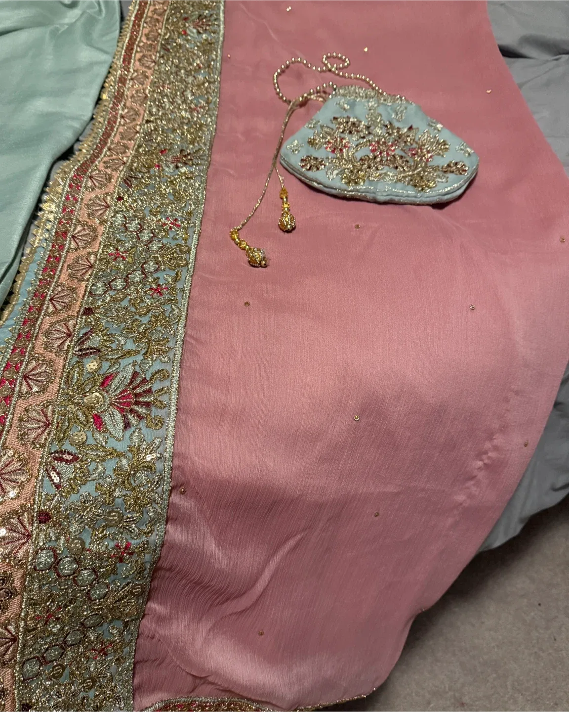 Embroidered Pakistani Salwar Kameez Suit image indicator(3)