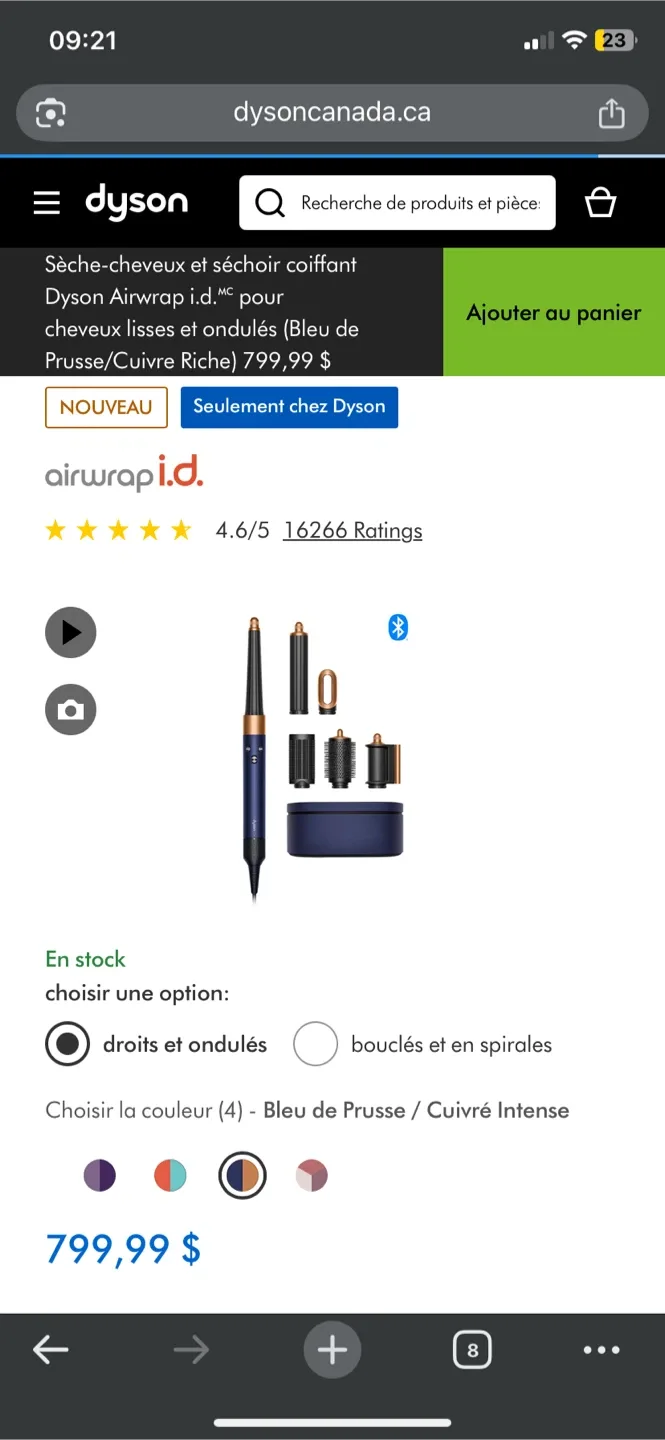 Dyson Airwrap i.d. Hair Styler image indicator(3)