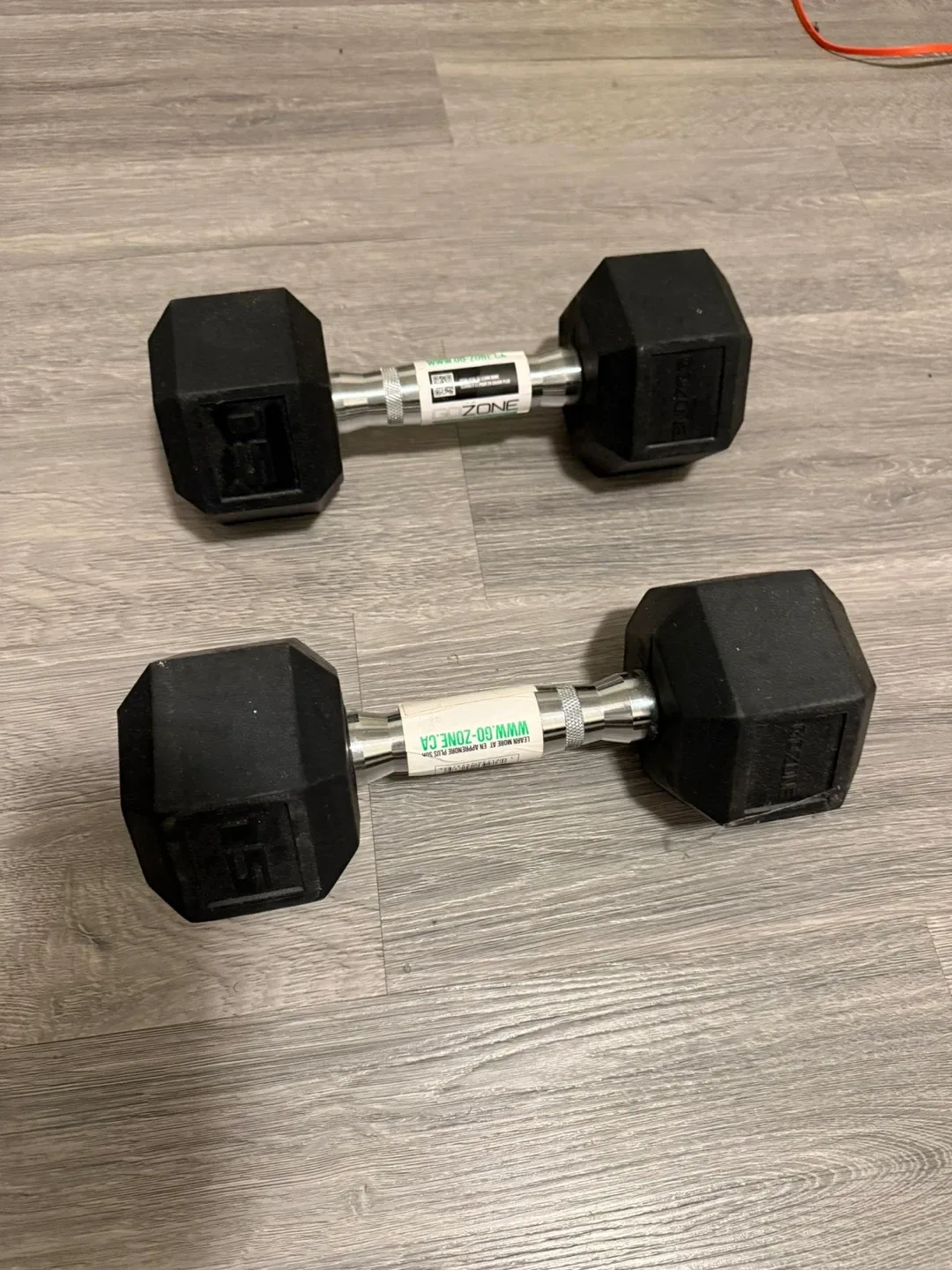 ZONE 15 lb Dumbbells - Pair