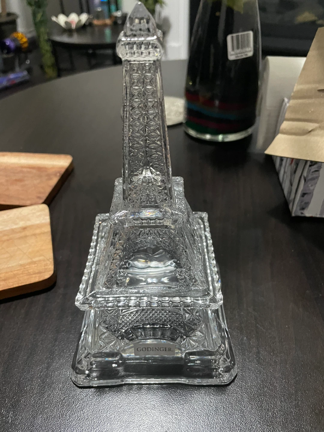 Godinger Eiffel Tower Crystal Covered Box - photo 4