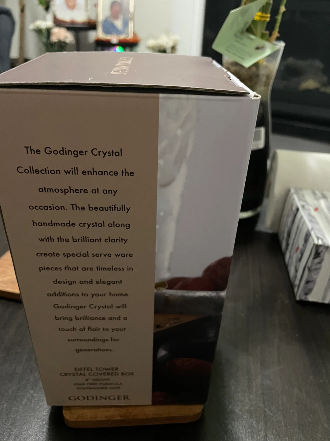 Godinger Eiffel Tower Crystal Covered Box - photo 5