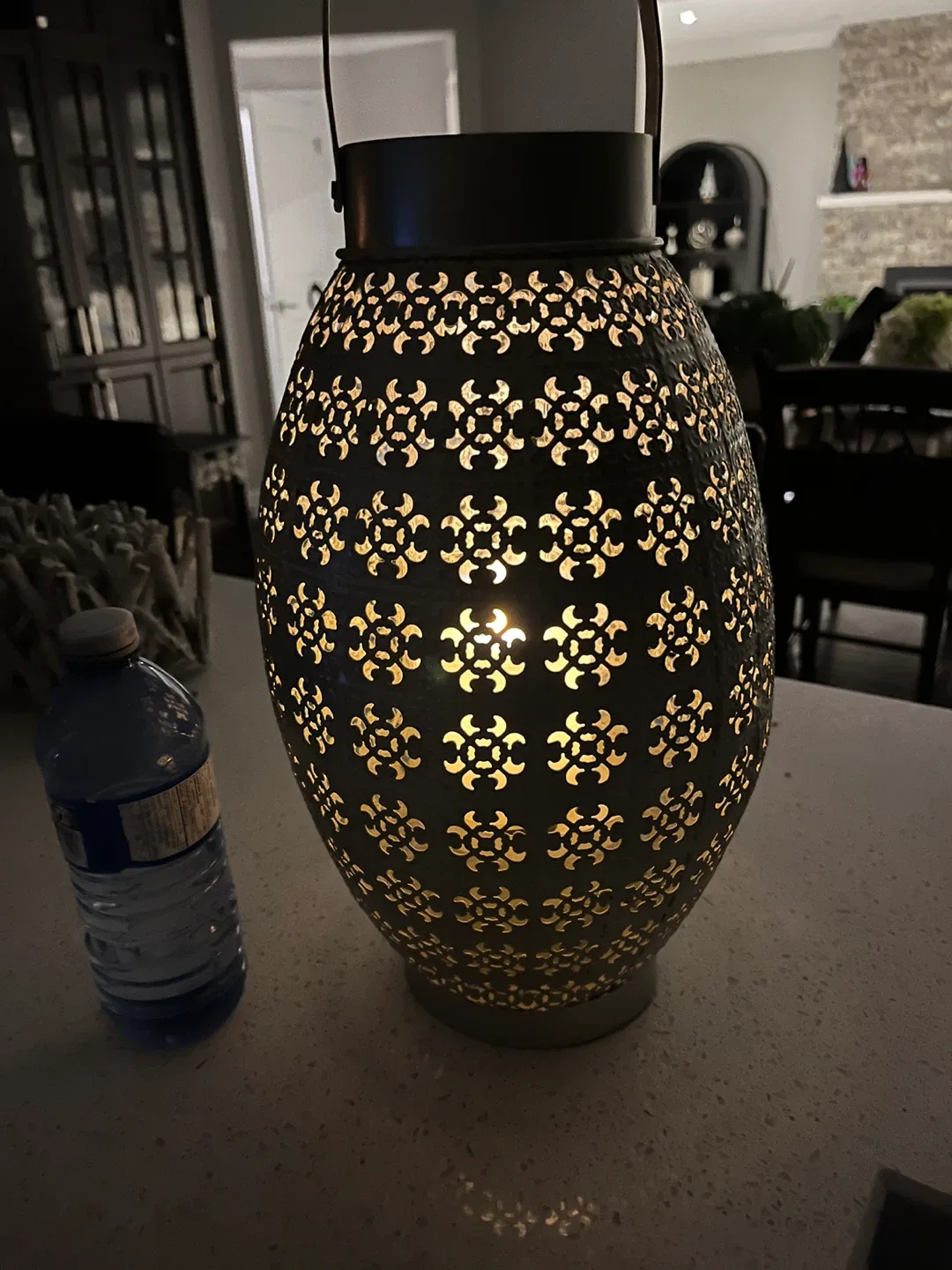 Beautiful 2 piece Metal Lantern with Handle