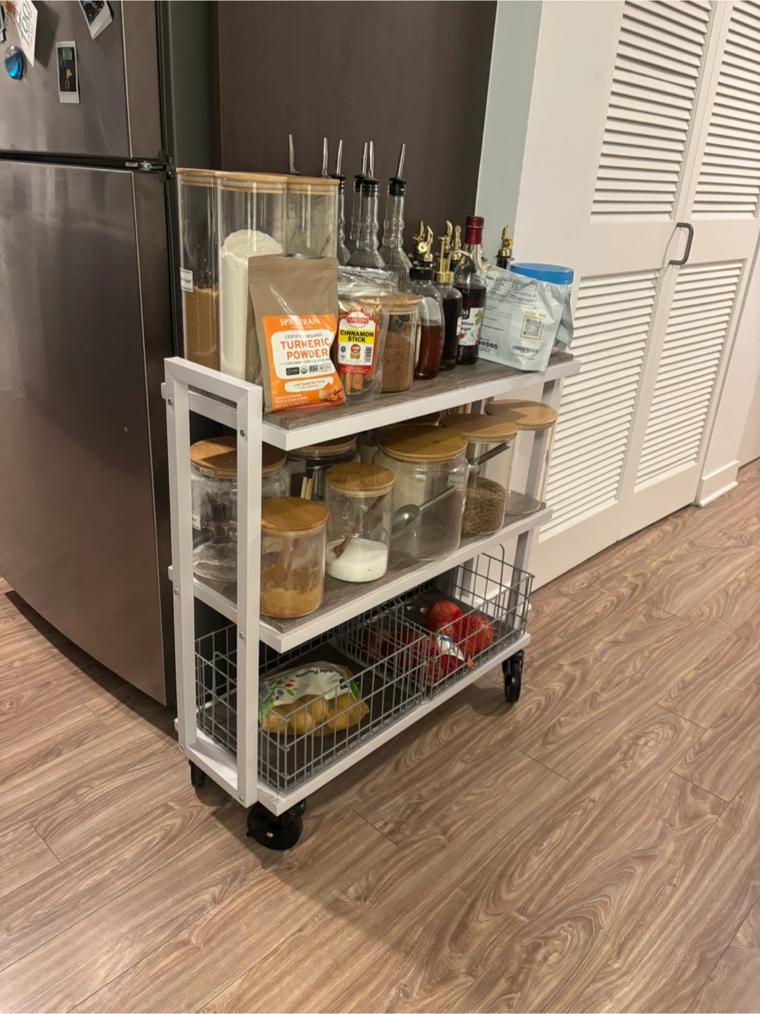 3-Tier Rolling Utility Cart