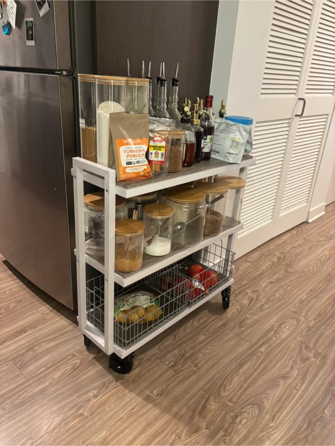 3-Tier Rolling Utility Cart