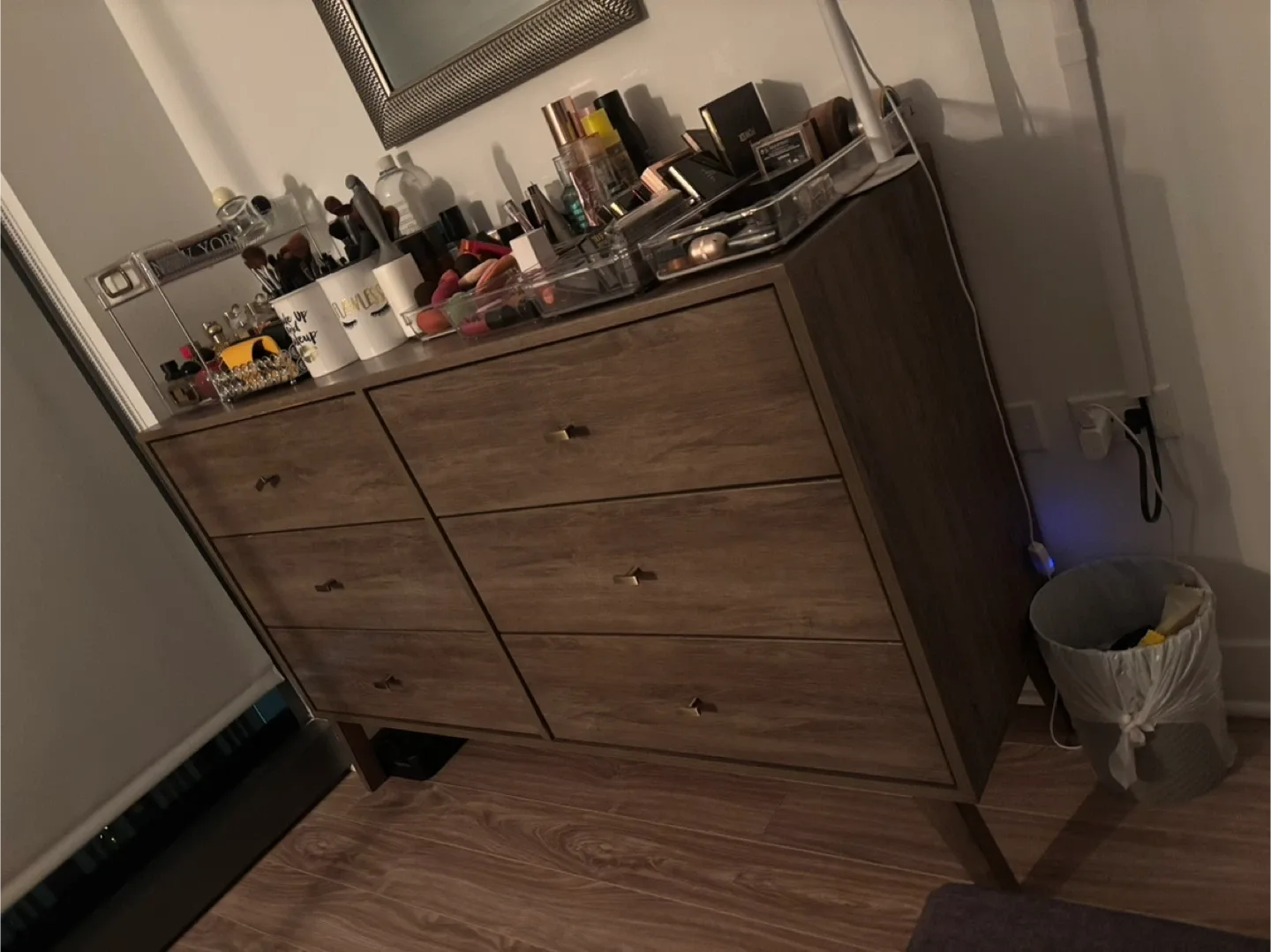 Brown 6-Drawer Dresser