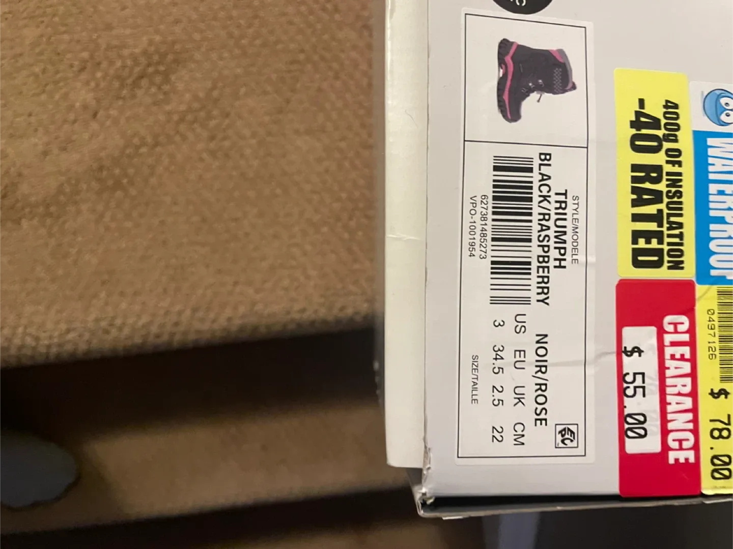 Cougar Triumph Winter Boots - Size 3 (US) image indicator(5)