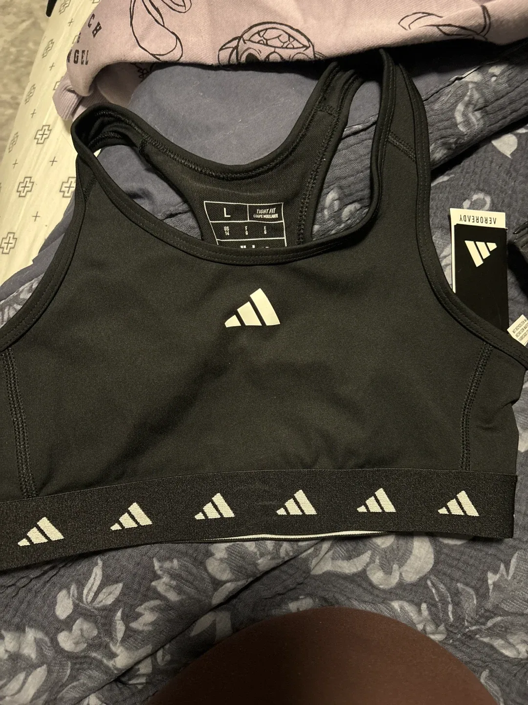 Adidas Techfit Sports Bra - Size L girls