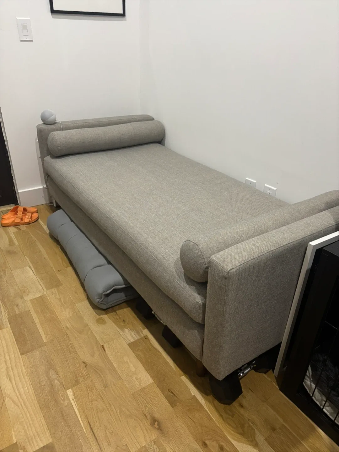 All Modern Neutral Daybed with Bolsters