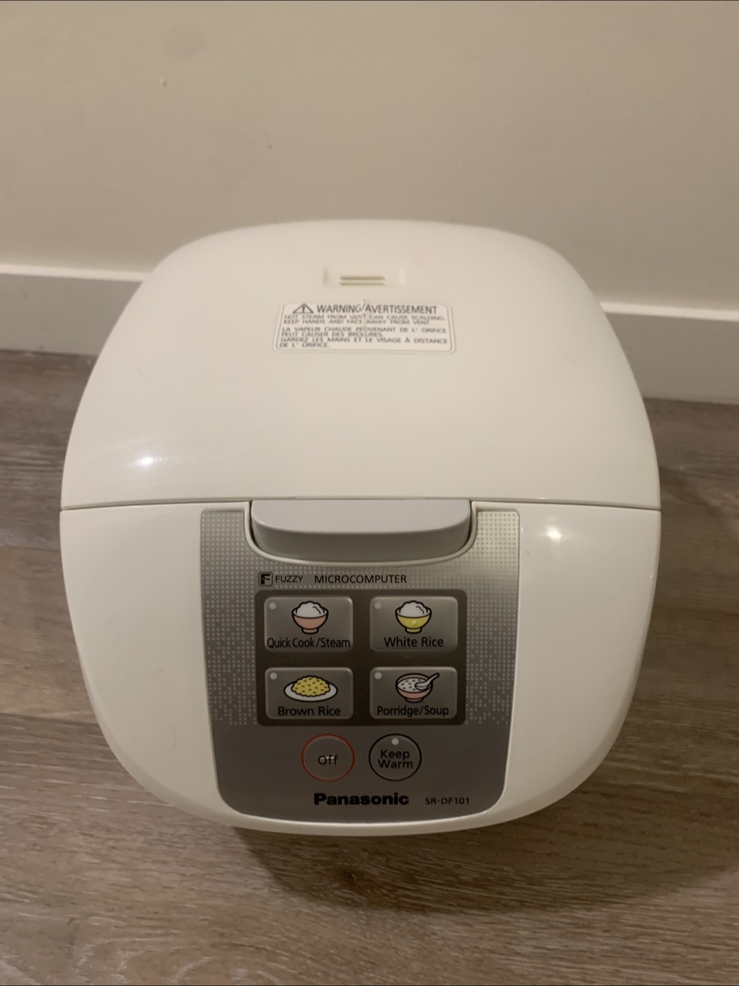 Panasonic SR-DF101 Fuzzy Microcomputer Rice Cooker - photo 2