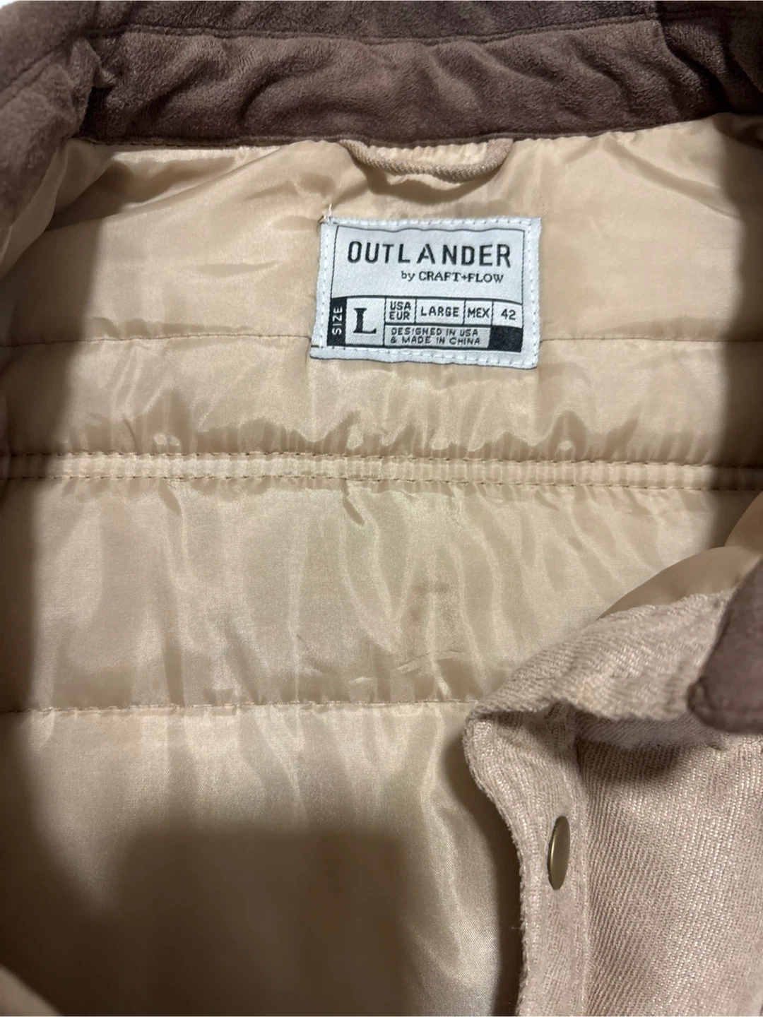 Outlander by Craft+Flow Quilted Jacket - Size L - photo 5