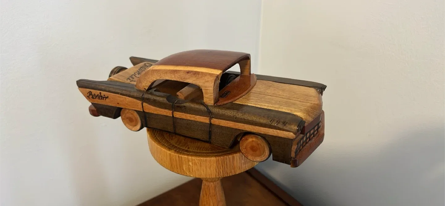 Chevrolet Belair Wooden Model Car
