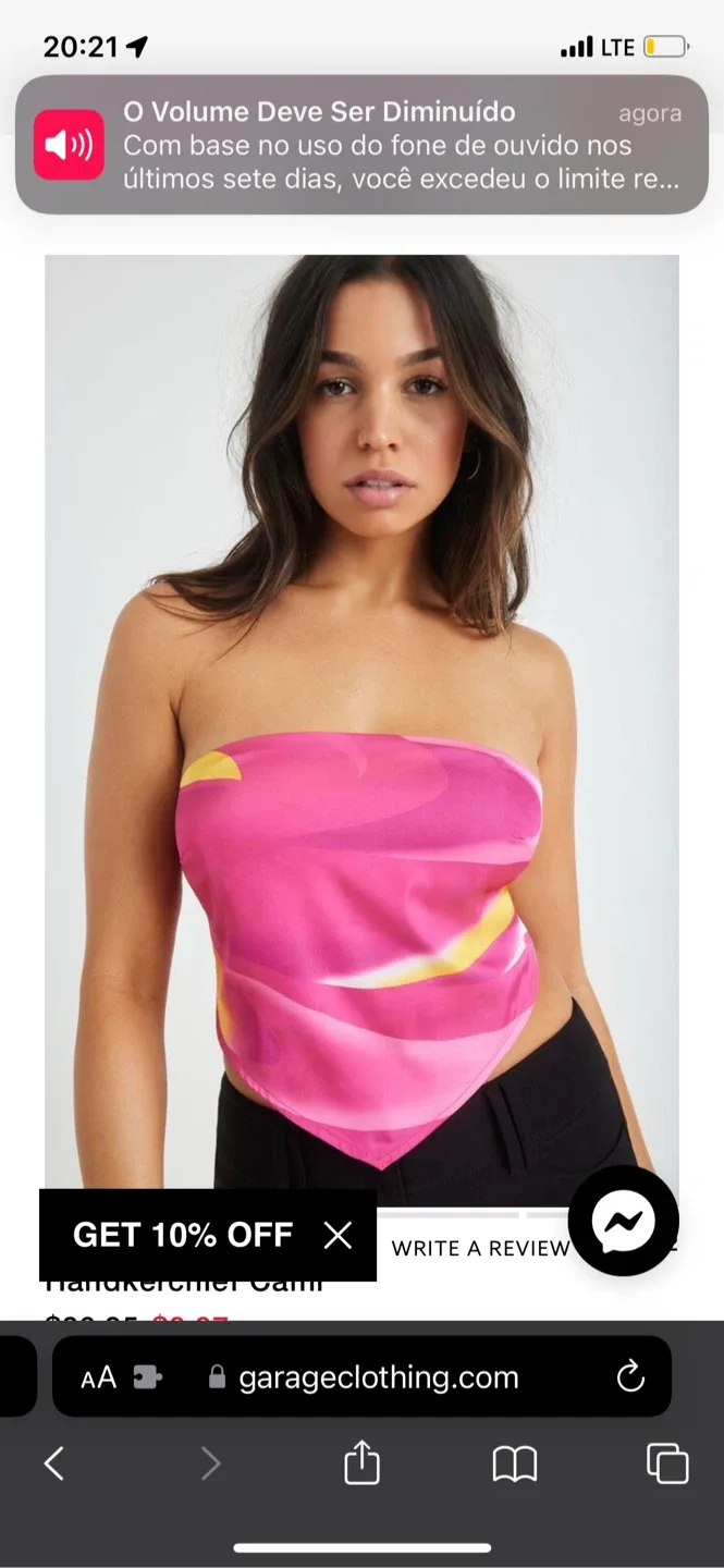 Garage Handkerchief Cami