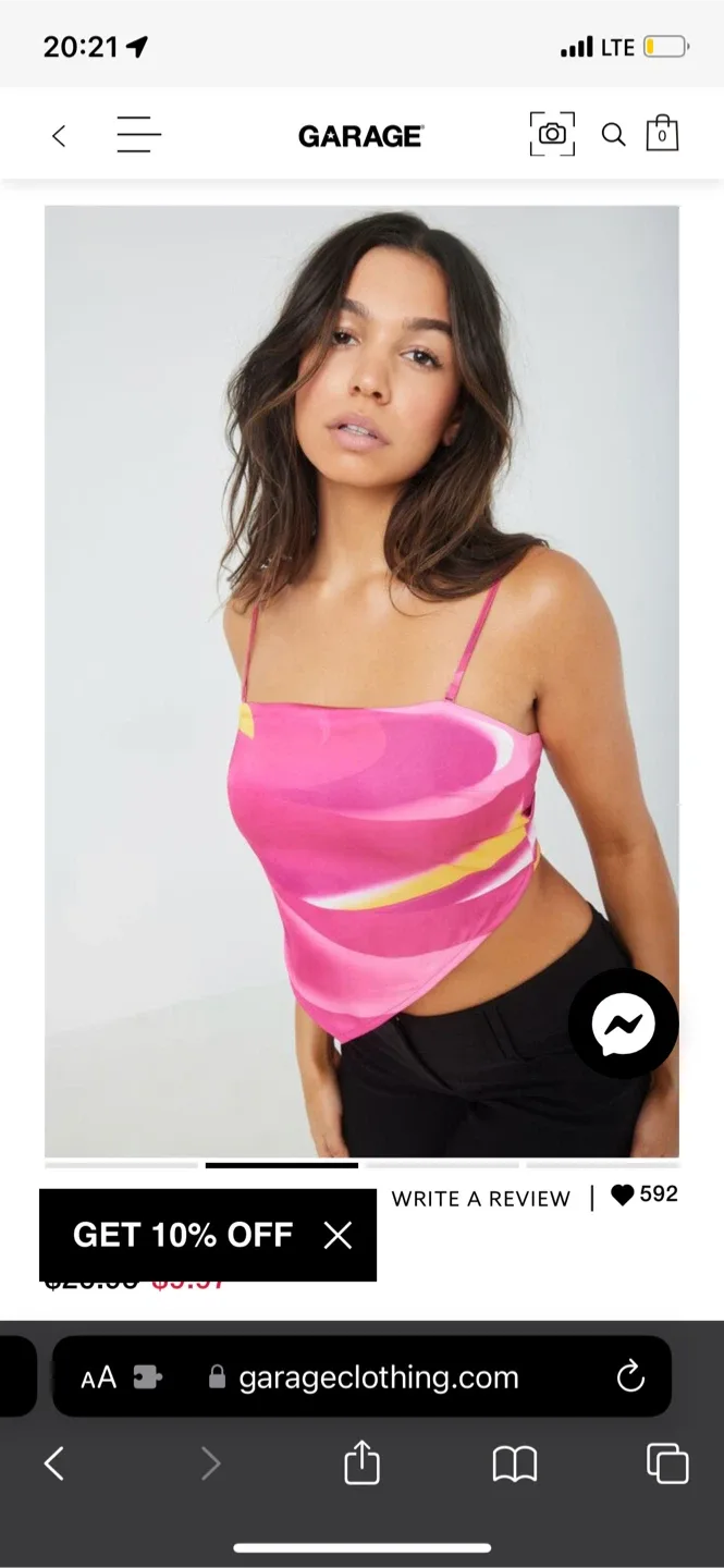 Garage Handkerchief Cami image indicator(3)