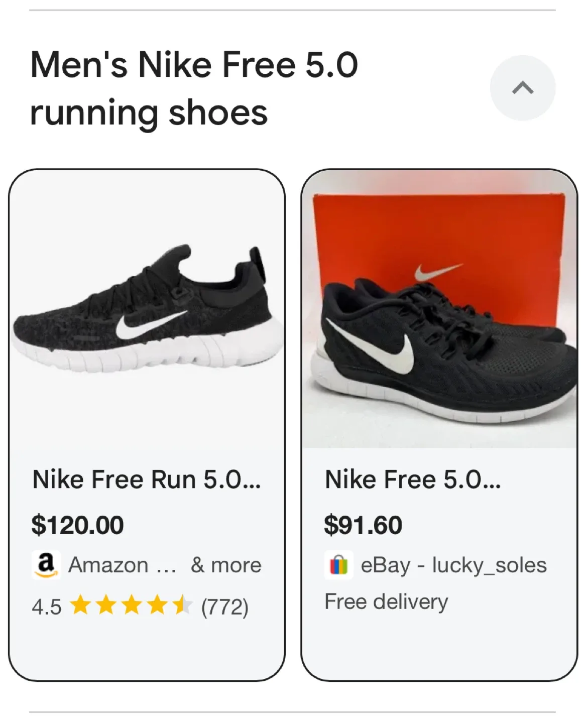 Nike Free 5.0 Running Shoes - Black & White