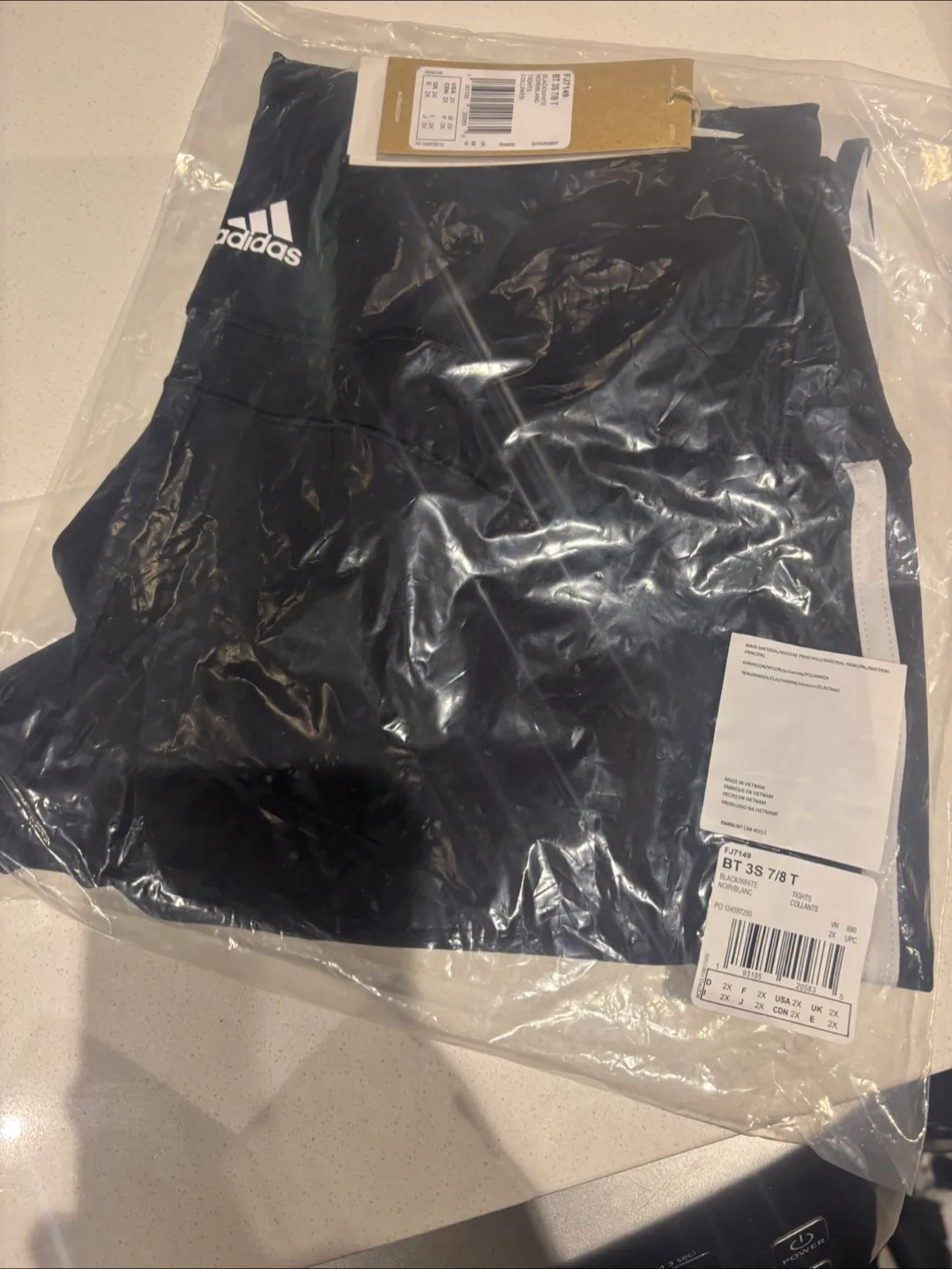 Adidas Essentials 3 Stripes Leggings  2XL image indicator(4)