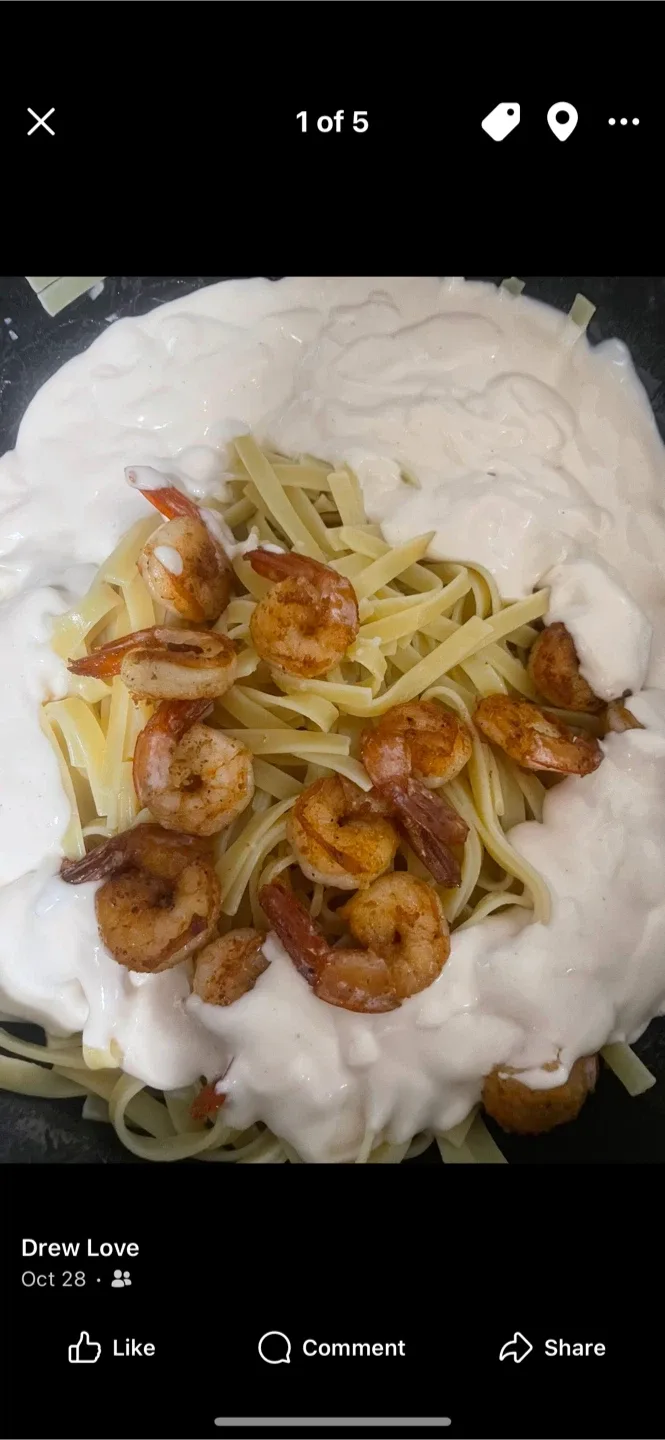 Shrimp Alfredo